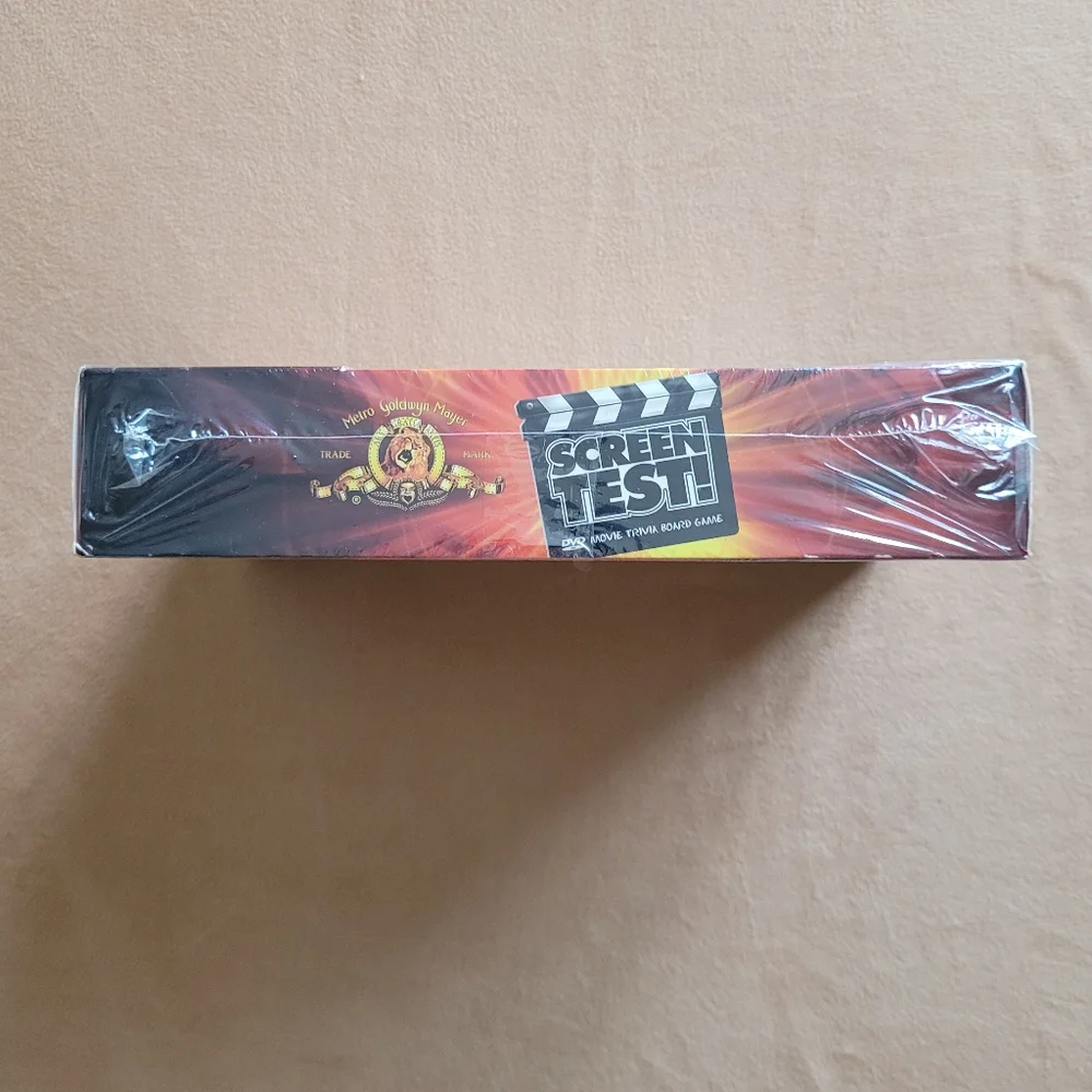 Vintage MGM Screen Test!  DVD TV Movie Trivia Board Game 2004 New Sealed Box Y2K